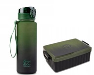 XL set Lunch box + CoolPack fľaša na vodu, zelená