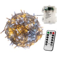 OSVETLENIE VIANOČNÉHO STROMČEKA 100 LED NA BATÉRIOVÉ OVLÁDANIE + DIAĽKOVÉ OVLÁDANIE OSVETLENIE VIANOČNÉHO STROMČEKA 100 LED NA BATÉRIOVÉ OVLÁDANIE + DIAĽKOVÉ OVLÁDANIE