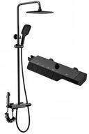 ROB set čierny sprchový sprchový termostat Rea ROB set čierny sprchový sprchový termostat Rea