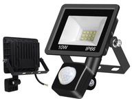 Halogénové vonkajšie svetlomety 10W IP65 + detektor Halogénové vonkajšie svetlomety 10W IP65 + detektor
