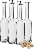 Fľaša na tinktúru 200ml, 6 ks + 6 zátok BIOWIN Fľaša na tinktúru 200ml, 6 ks + 6 zátok BIOWIN