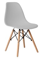 Moderná stolička Milano DSW PP šedá