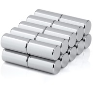 Objemový neodymium magnet fi 5x10 mm, silný okrúhly plochý valček, 20 ks. Objemový neodymium magnet fi 5x10 mm, silný okrúhly plochý valček, 20 ks.