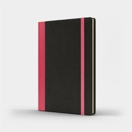 Notebook B5 Mriežka čierna/ružová Notebook B5 Mriežka čierna/ružová