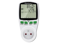 Merač spotreby energie wattmeter 3680W / 16A / LCD Qoltec 50627