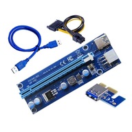 Riser rev 006C USB 3.0 PCI-E 1x-16x 6PIN SATA Riser rev 006C USB 3.0 PCI-E 1x-16x 6PIN SATA