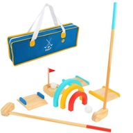 Drevená golfová súprava Tooky Toy pre 2 osoby 13 ks. Drevená golfová súprava Tooky Toy pre 2 osoby 13 ks.