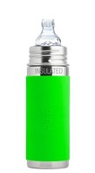 Termo fľaša s výlevkou, ktorá sa nevylieva, 260 ml, zelená