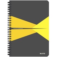 Notebook OFFICE PP A5 mriežka žltá LEITZ 90k