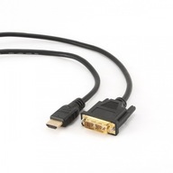 GEMBIRD kábel HDMI(M)->DVI-D(M)(18+1) 0,5m GEMBIRD kábel HDMI(M)->DVI-D(M)(18+1) 0,5m