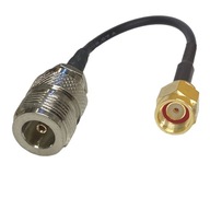Pigtail N zásuvka / SMA-RP zástrčka 1m Pigtail N zásuvka / SMA-RP zástrčka 1m