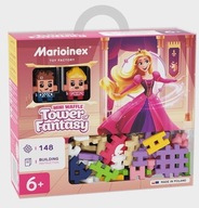 Mini vaflové tehly Princess Fantasy Tower + 2 figúrky Marioinex 905791