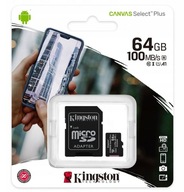Pamäťová karta Kingston micro SD SDXC 64GB UHS