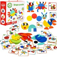 MONTESSORI Tréning mozgu bloky WOOPIE PUZZLE MONTESSORI Tréning mozgu bloky WOOPIE PUZZLE