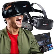 VR 3D OKULIARE 3D OKULIARE PRE TELEFÓNY SLÚCHADLÁ BLUETOOTH DIAĽKOVÉ OVLÁDANIE PRE DETI