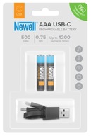 Newell AAA 500 mAh USB-C batéria 2 ks Newell AAA 500 mAh USB-C batéria 2 ks