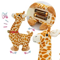 Hračky pre deti, darček Chodiaca a hrajúca sa žirafa na batérie