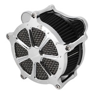 Strieborne upravený motocyklový vzduchový filter Strieborne upravený motocyklový vzduchový filter