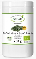 NatVita Bio Spirulina + Bio Chlorella 500 tabliet