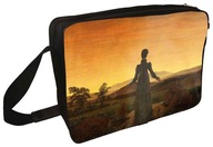 Taška cez rameno Žena na pozadí zapadajúceho slnka Caspar David Friedrich