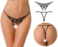 Erotické nohavičky G-String s otvoreným rozkrokom XXL Erotické nohavičky G-String s otvoreným rozkrokom XXL