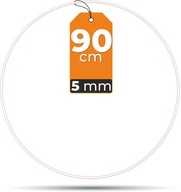WHITE STRONG obruč na lapač snov 90 cm 5 mm vyrobená z drôtu WHITE STRONG obruč na lapač snov 90 cm 5 mm vyrobená z drôtu