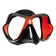 Maska Mares X-Vision Ultra Liquidskin, čierna a červená