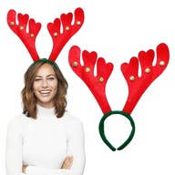 Sobie rohy Vianočná čelenka Bells Reindeer Sobie rohy Vianočná čelenka Bells Reindeer