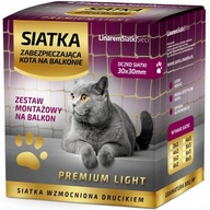 SET BALKÓNOVÁ SIEŤ 4m x 2m PRE MAČKU VYSTUŽENÁ SVETĽNÝM DRÔTOM 80g/m2 SET BALKÓNOVÁ SIEŤ 4m x 2m PRE MAČKU VYSTUŽENÁ SVETĽNÝM DRÔTOM 80g/m2