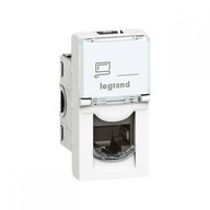 MOSAIC Zásuvka RJ45 kat.5e biela UTP 076551 MOSAIC Zásuvka RJ45 kat.5e biela UTP 076551