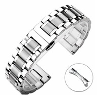 23 mm náramok na hodinky strieborná oceľ s plnými článkami 23 mm náramok na hodinky strieborná oceľ s plnými článkami