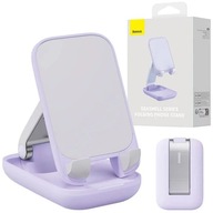 Baseus Seashell Series nastaviteľný stojan na telefón - fialový