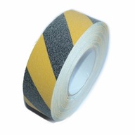 Čierno-žltá protišmyková páska 50mm / 18m