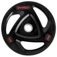 OCEĽOVÝ PLATŇ OLYMPIC 25 kg, HMS, POGUMOVÝ, 51 mm OCEĽOVÝ PLATŇ OLYMPIC 25 kg, HMS, POGUMOVÝ, 51 mm