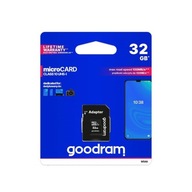 32GB micro SD karta + GOODRAM Class 10 adaptér