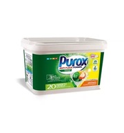 Univerzálne dvojkomorové kapsule na pranie Purox Univerzálne dvojkomorové kapsule na pranie Purox
