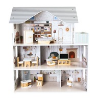Domček pre bábiky s nábytkom Residence Emma 69,5 cm