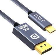 USB C KÁBEL - DISPLAYPORT 1.4 ADAPTE DP 8K 4K120HZ USB C KÁBEL - DISPLAYPORT 1.4 ADAPTE DP 8K 4K120HZ
