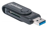 Manhattan čítačka pamäťových kariet 24v1 SD/MicroSD/MMC USB 3.0 Manhattan čítačka pamäťových kariet 24v1 SD/MicroSD/MMC USB 3.0