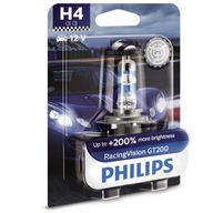 Žiarovka Philips Racing Vision GT200 +200% H4 12V Žiarovka Philips Racing Vision GT200 +200% H4 12V