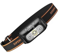 Superfire HL05 USB 220lm 74m SOS čelovka Superfire HL05 USB 220lm 74m SOS čelovka