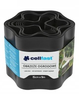 Cellfast Záhradnícka obruba čierna 15x9m Cellfast Záhradnícka obruba čierna 15x9m