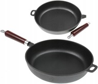 Panvica 24 cm, liatina, hlboká, ťažká, INDUKCIA PLYNU Panvica 24 cm, liatina, hlboká, ťažká, INDUKCIA PLYNU