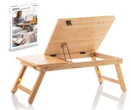 Skladací stôl LAPWOOD na bambusový notebook