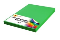 Technický papier A4 200g zelený hrášok 50 listov