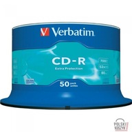 CD-R disk Verbatim na jeden zápis 50 ks