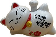 SOLAR Japonská mačka Maneki-Neko Happiness poležiačky SOLAR Japonská mačka Maneki-Neko Happiness poležiačky