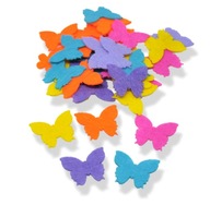 Motýlie motýľová plsť mix 50 ks