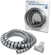 špirálový organizér káblov 25mm 2,5m LogiLink špirálový organizér káblov 25mm 2,5m LogiLink
