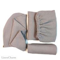 Pareo, uterák a turban set do sauny Grey SM Pareo, uterák a turban set do sauny Grey SM